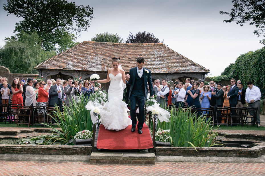 Wedding Ceremony - Wedding Photography at Eastwell Manor Ashford Kent