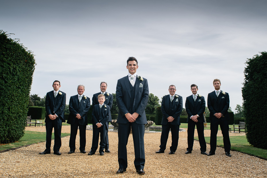 Groom and Groomsmen - Wedding Guests - Wedding Photography at Eastwell Manor Ashford Kent