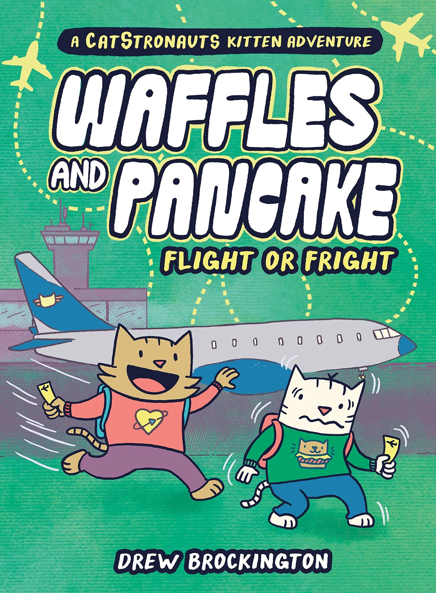 Waffles and Pancake Flight or Fright, by Drew Brockington — Flying Books