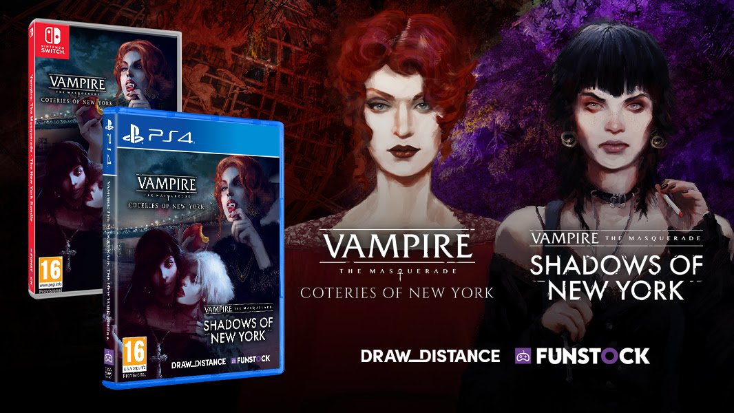  Vampire the Masquerade Coteries and Shadows of New York -  PlayStation 4 : Video Games