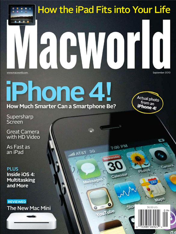 Aankoop punt halfgeleider Macworld iPhone 4 cover — Peter Belanger