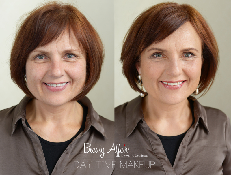 makeup class Los Angeles Before and after