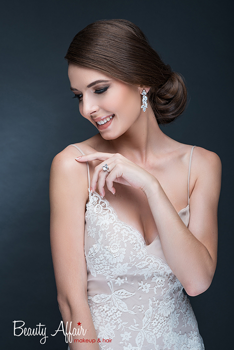 Bridal makeup and hair by Beauty Affair - Agne Skaringa smiling natural