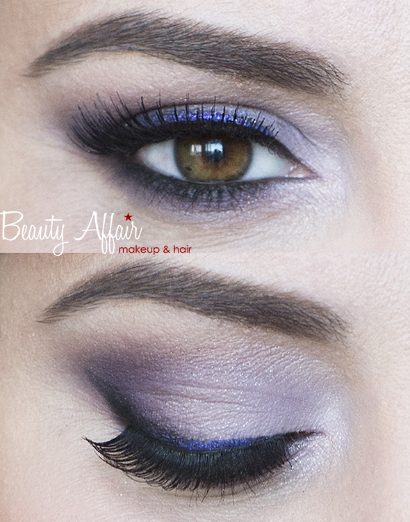 purple eyeshadows for brown hazel eyes by Beauty Affair Agne Skaringa