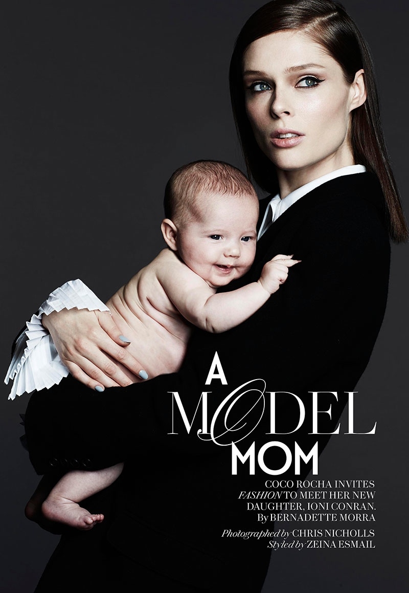 mom and baby modeling