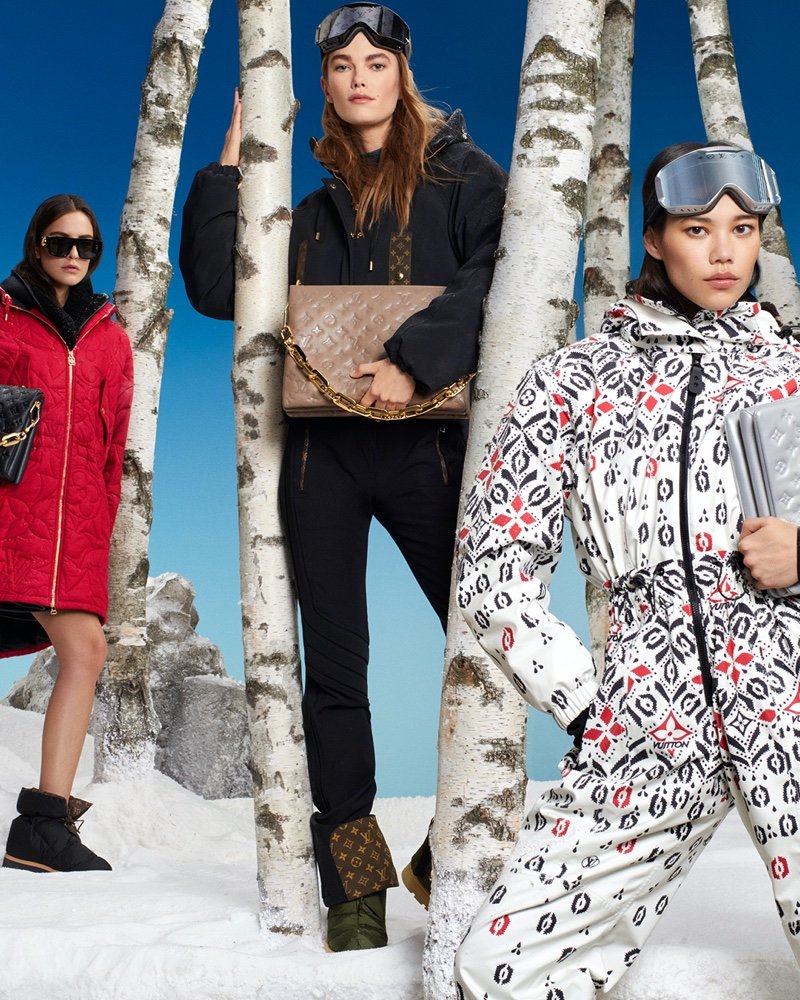 Louis Vuitton Ski Collection 2023 Ad Campaign