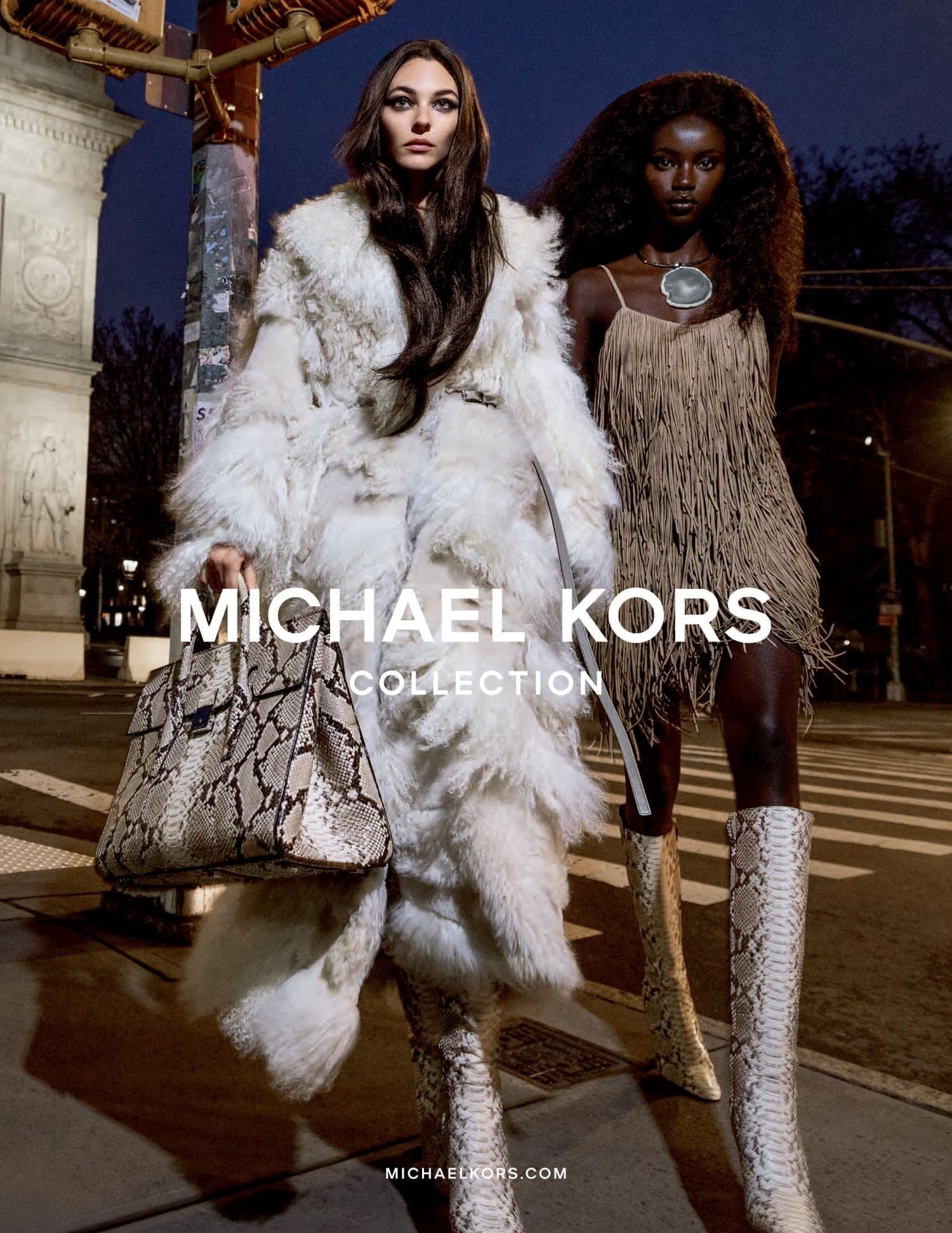 Anok Yai and Vittoria Ceretti Take Greenwich Village for Michael Kors  Collection Fall 2023 — Anne of Carversville