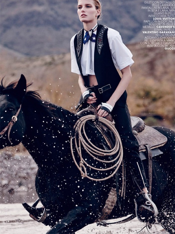 Marique Schimmel Is Texas Best In Nagi Sakai Images For Marie Claire Italia  March 2016 — Anne of Carversville