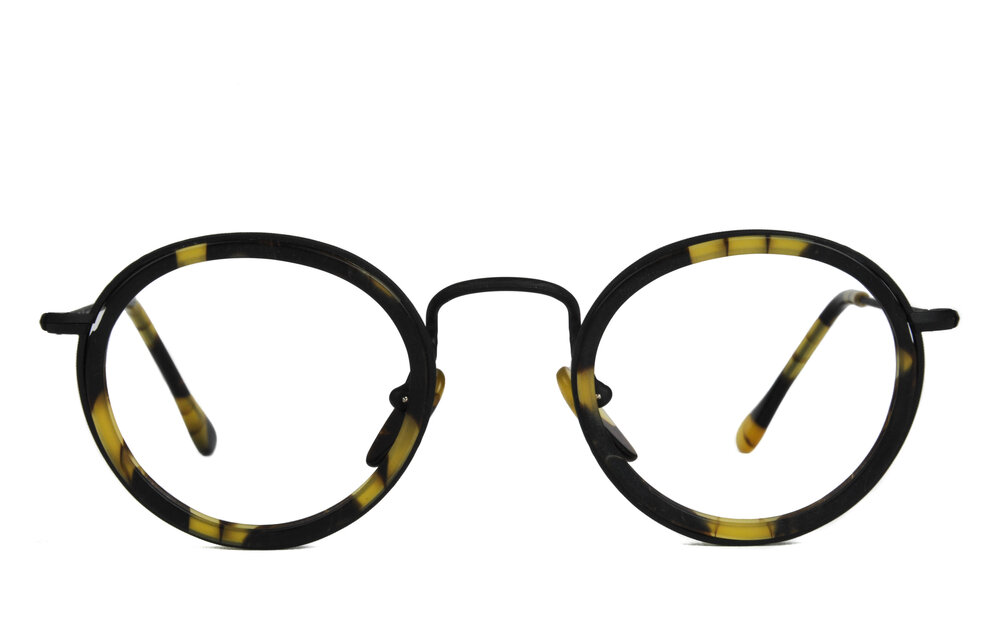 Club LA 5052 Unisex Round Rectangular Combination Eccentric Eyeglasses Italy NOS 