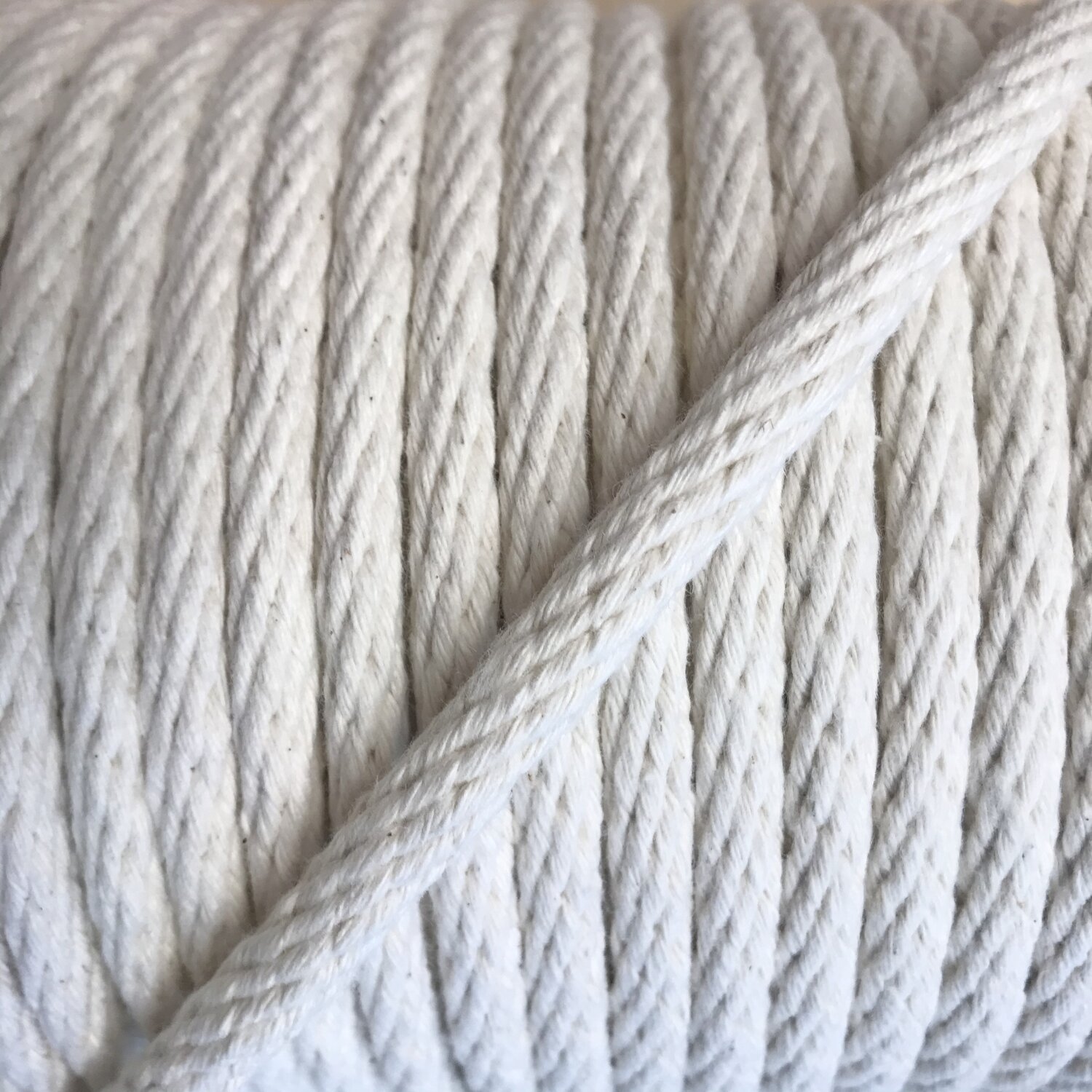 100% Cotton Rope Spool - Made in America - 5/16 Solid Braid Rope