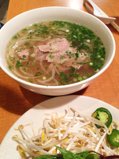 Phở Tái better known as P2 or Fresh noodle w/Eye round steak