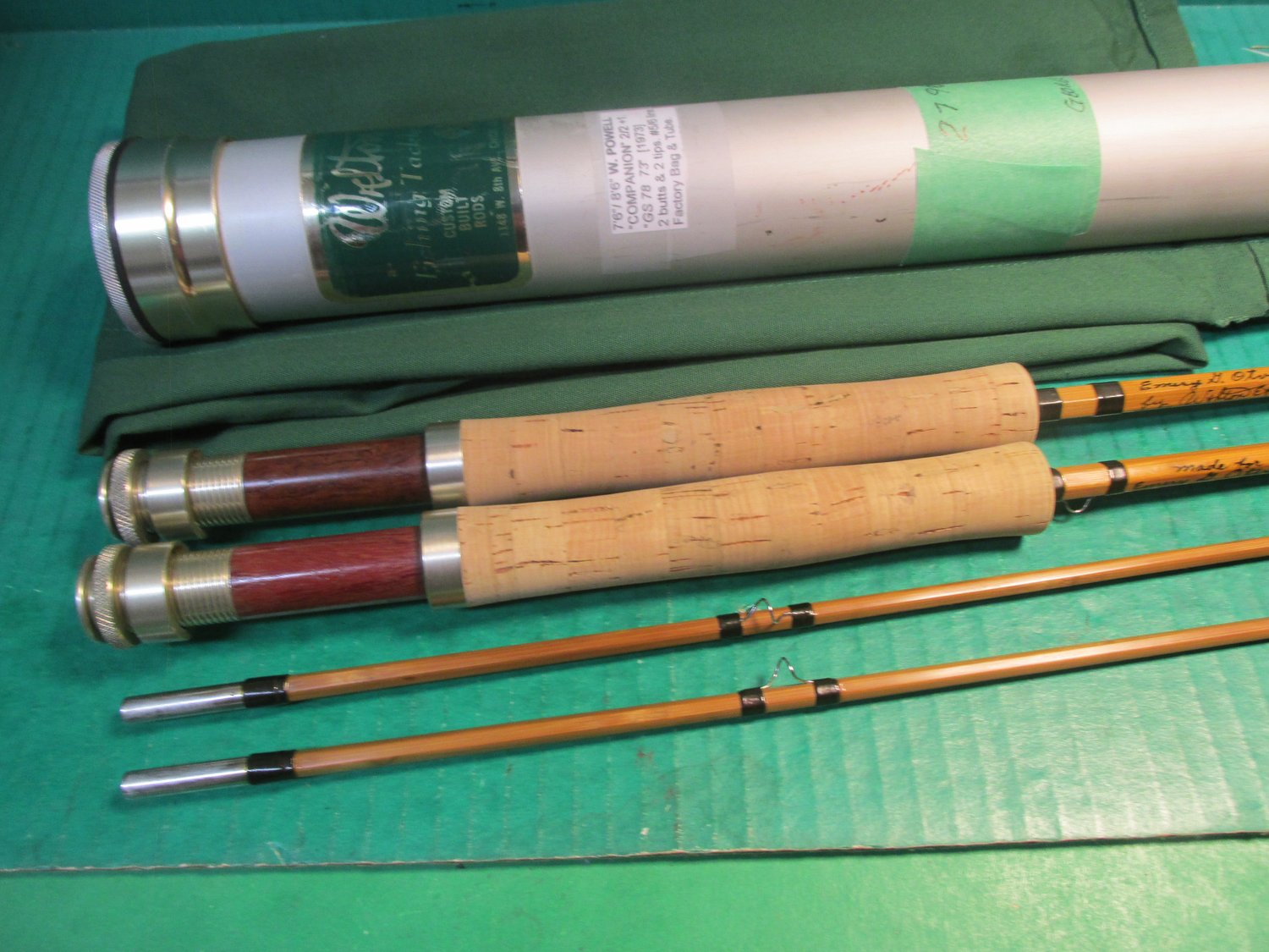 2796-3 Walton Powell Companion Rod — R.W. Summers Bamboo Fly Rods