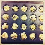 mini muffins in tin
