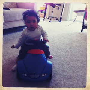 Baby on BMW