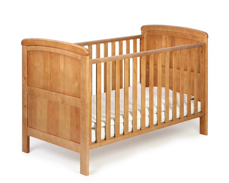 mid century baby crib