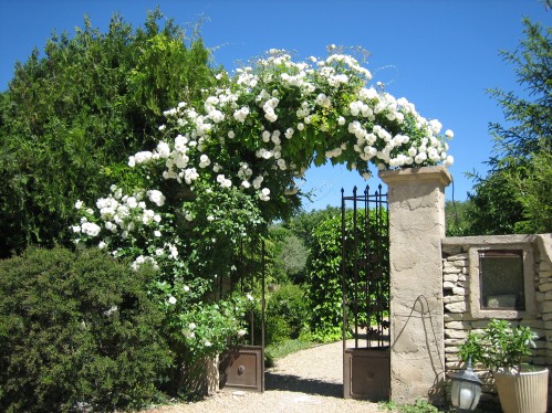 Entrance to Le Mas de Tourteron, Gordes