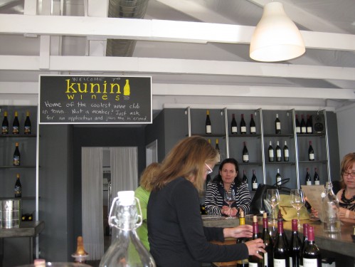 Pouring at Kunin Wines