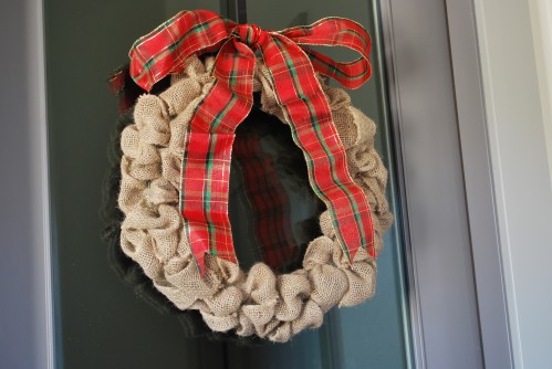 Wreath with Holiday Ribbon