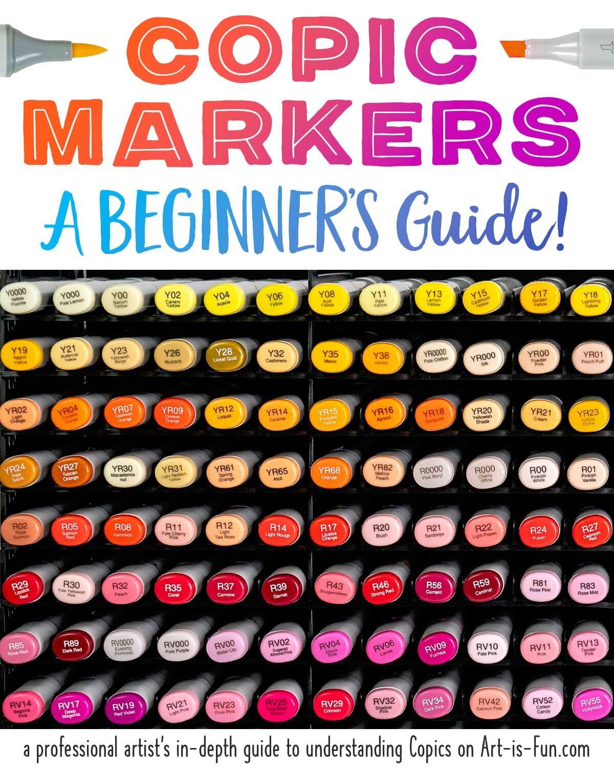 Intro to Art Markers - A Beginner's Guide to Markers for Coloring