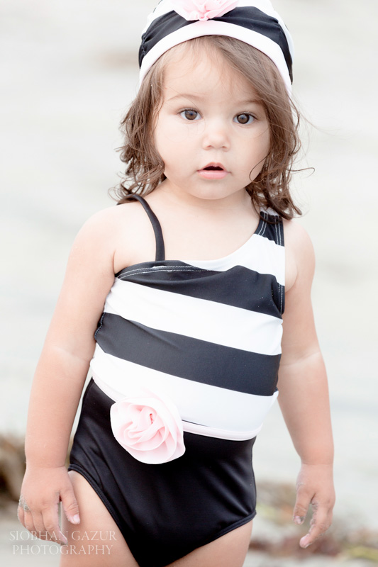  San Diego Family Photography Janie and Jack Adorable Girl Bathing Suit 