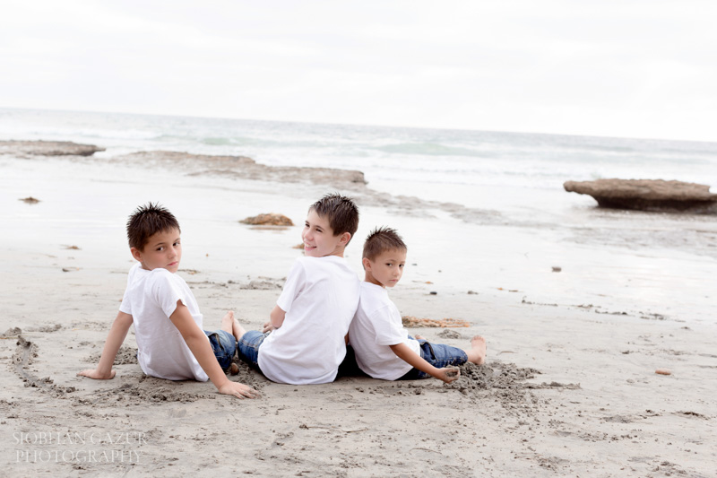  San Diego Children Photography in La Jolla and Solana Beach Photo Session. Boys Playing in the Sand. 
