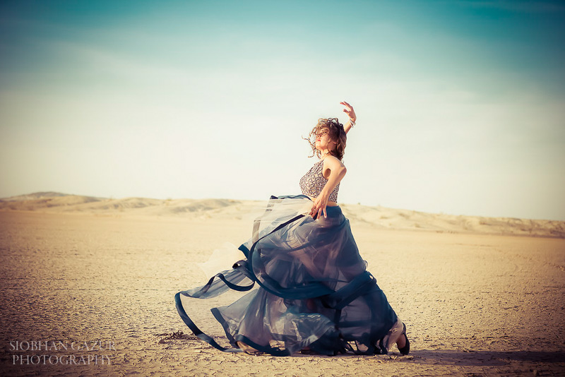  San Diego Fashion Photographer | Portrait of Woman, Musician - Artist, Dancing | California Desert 