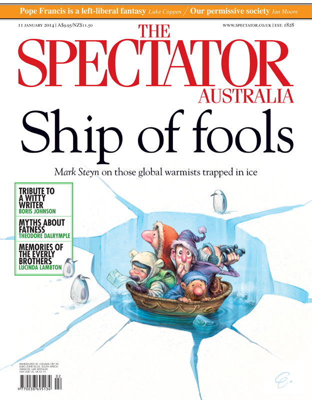 'Ship of Fools' Cover art for The Spectator -- Illustration © Anton Emdin 2014.  All rights reserved.
