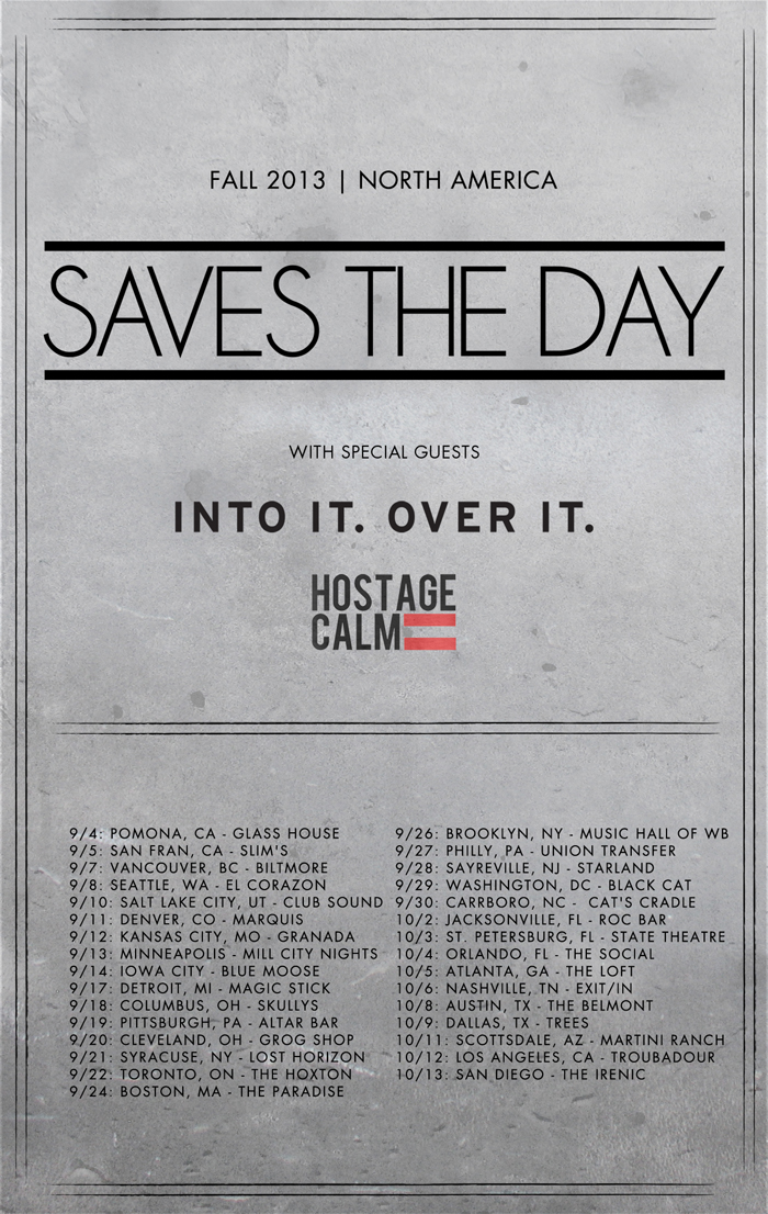Saves The Day - Fall 2013 Admat (Dates Version-WebRes)