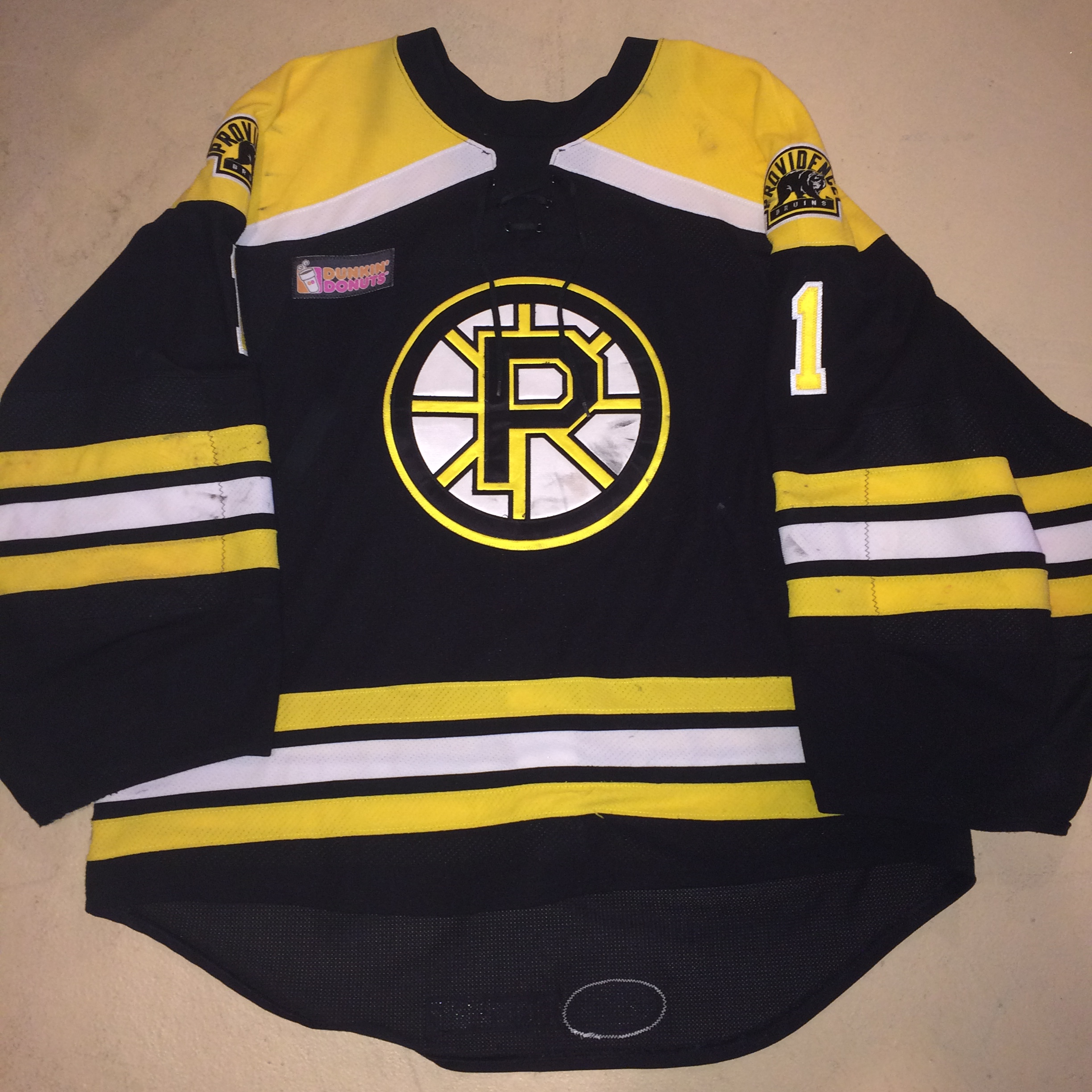 CCM Quicklite Providence Bruins Customized Premier White Jersey