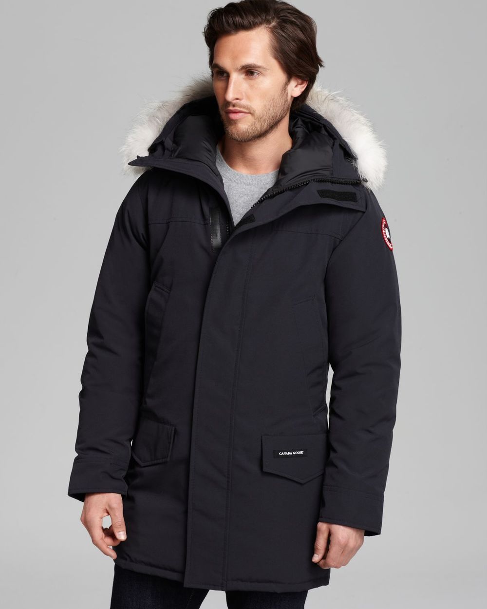 cheap canada goose citadel parka for men in red