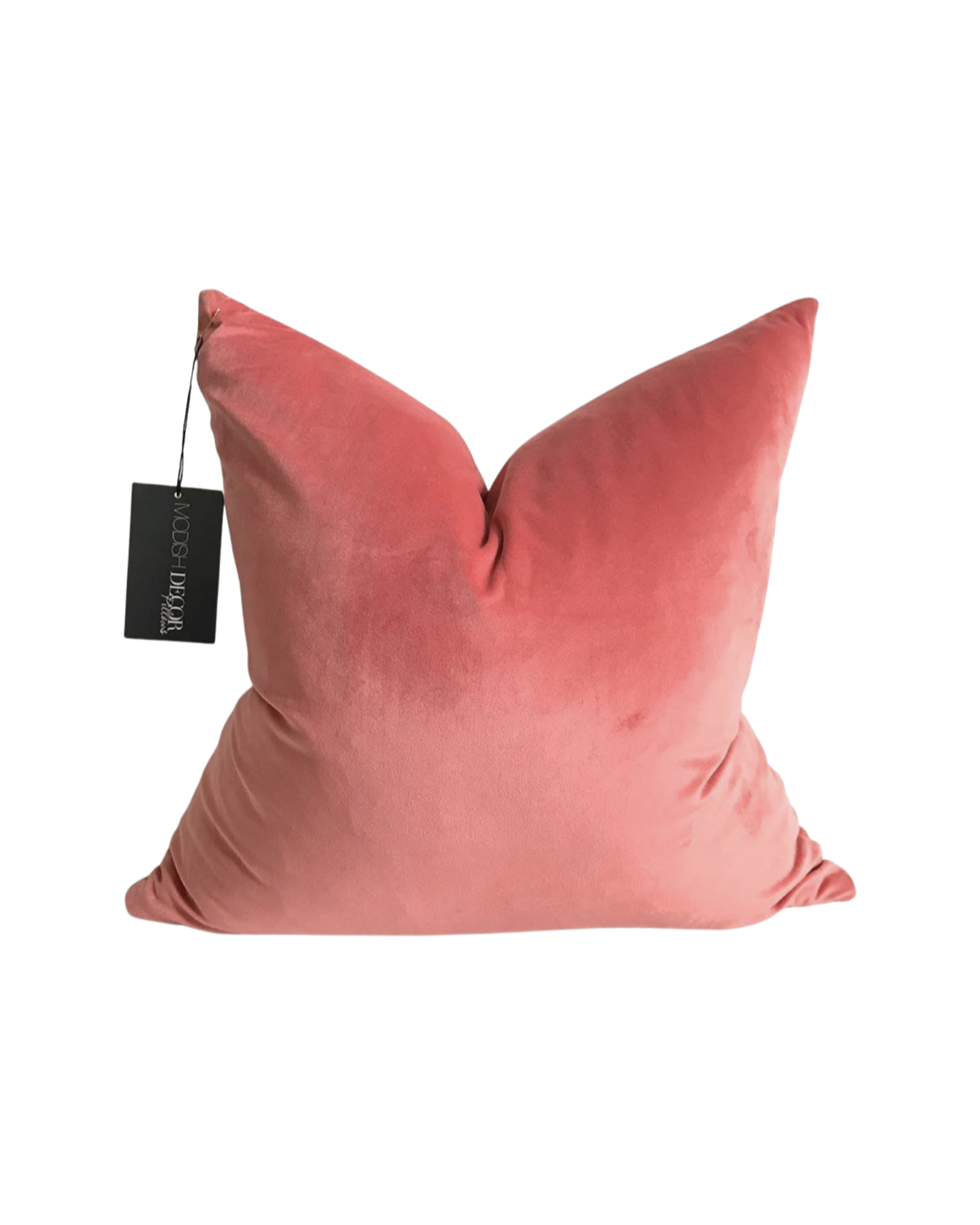 Coral Velvet Pillow — Modish Decor Pillows