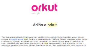 adios orkut