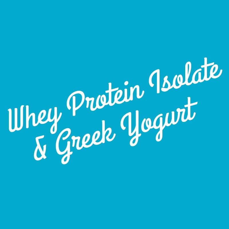 Whey Protein and Greek Yogurt