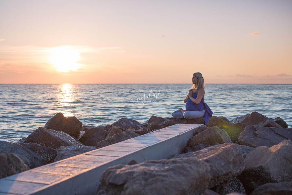 Tampa Maternity Photography: Sunset Yoga