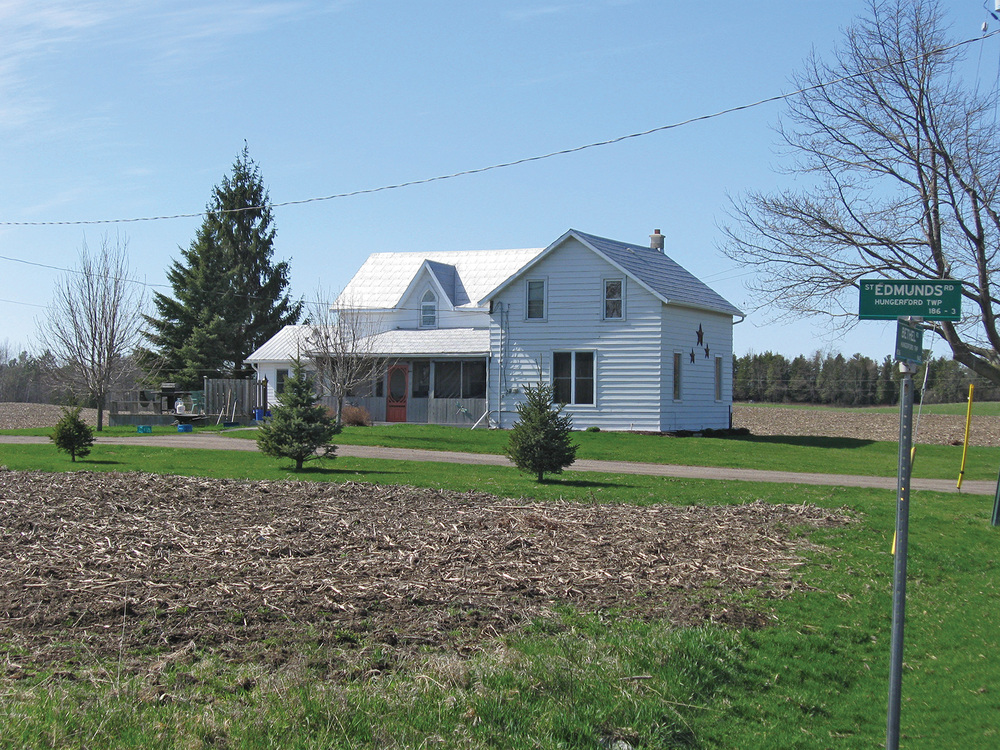 Although a bachelor farmer, Willie Mulrooney managed to create a family community on the shore of his farm (Farmhouse pictured) on Bethel Road.