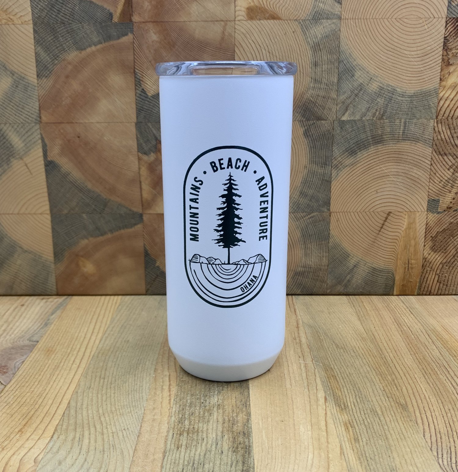 Lone Pine Thermal Mug - White — OHANA