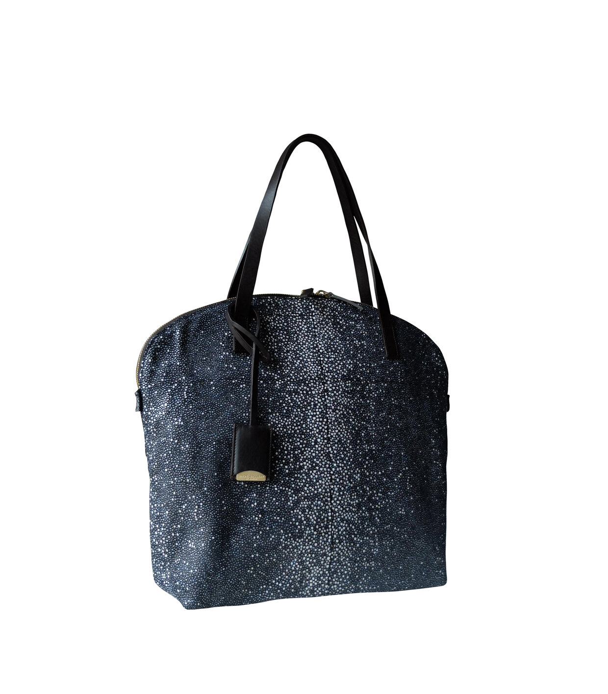 FLAMANDS S - GALUCHAT, PRINTED SUEDE - BLACK — Linde Gallery St-Barth