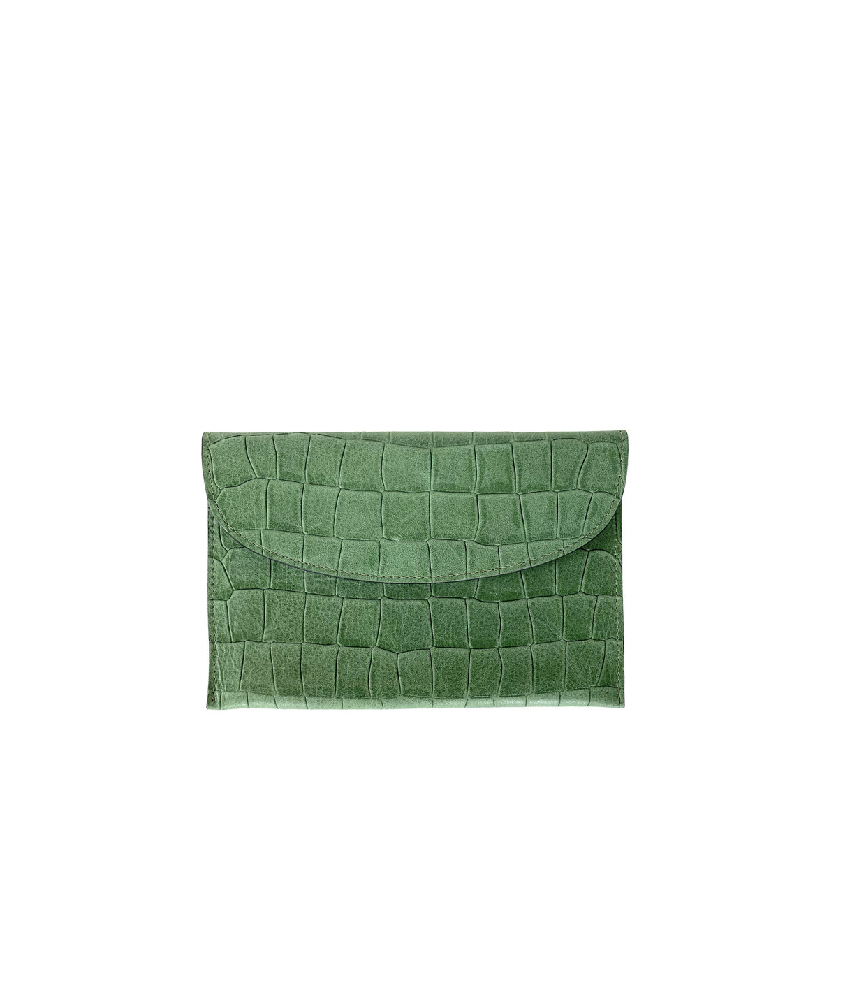 CARRÉ D'OR S - ALLIGATOR EMBOSSED - Cactus — Linde Gallery St-Barth