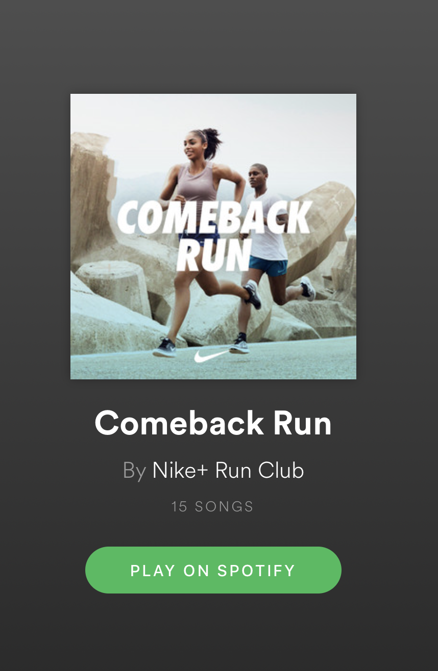 connect spotify to nike training club