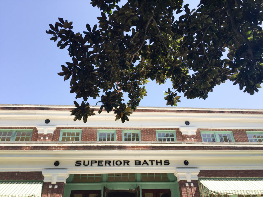 We went to a few different bath houses while we were there, this one had been turned into a brewery, one was a museum, one was a spa and modern bath house, and another was still set up like a vintage bath house which you could tour and see it as it had been used originally. 