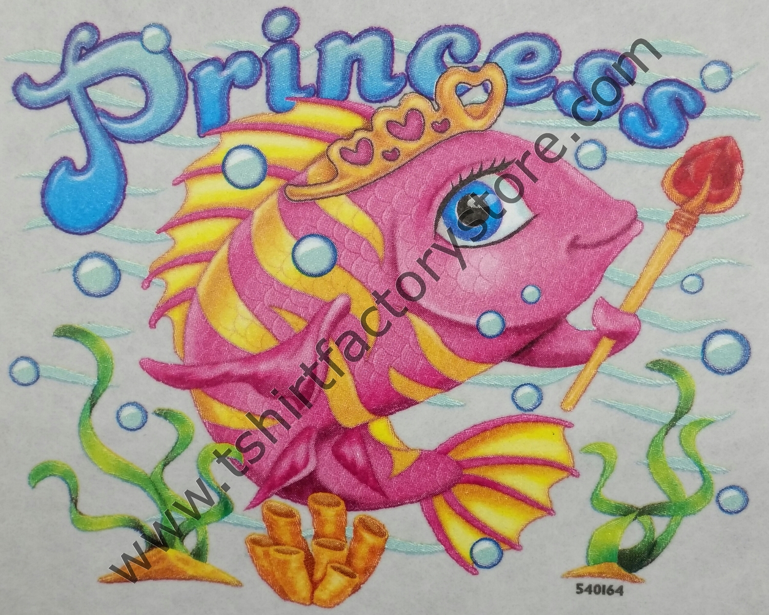 Princess (Pink Fish - Glitter On Design) — T-Shirt Factory: Shop Printed  T-Shirts, Sweatshirts and Hoodies
