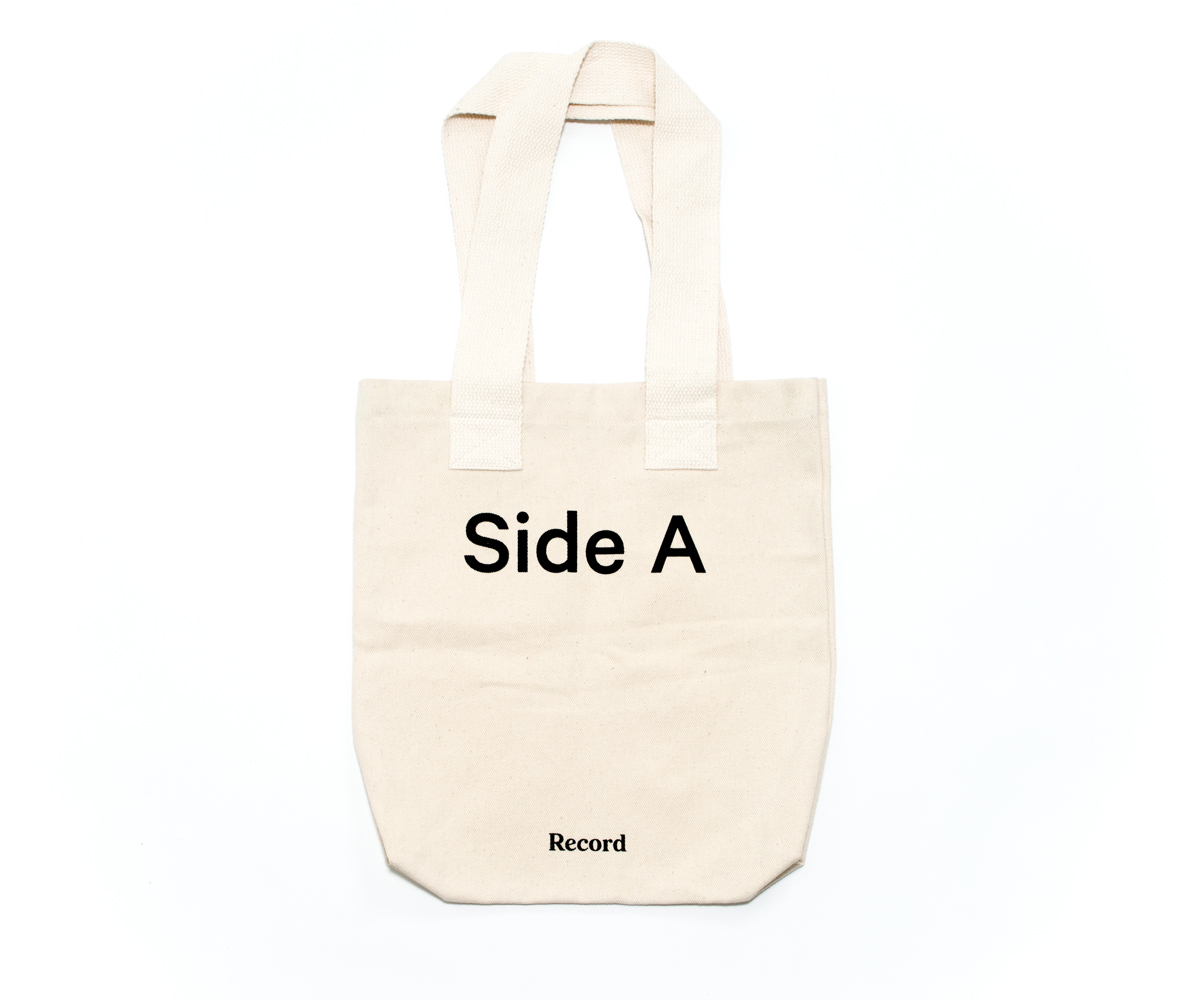 Side A Side B' Tote Bag — Record Culture Magazine