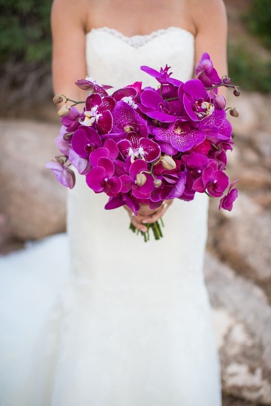 Purple Bridal Bouque
