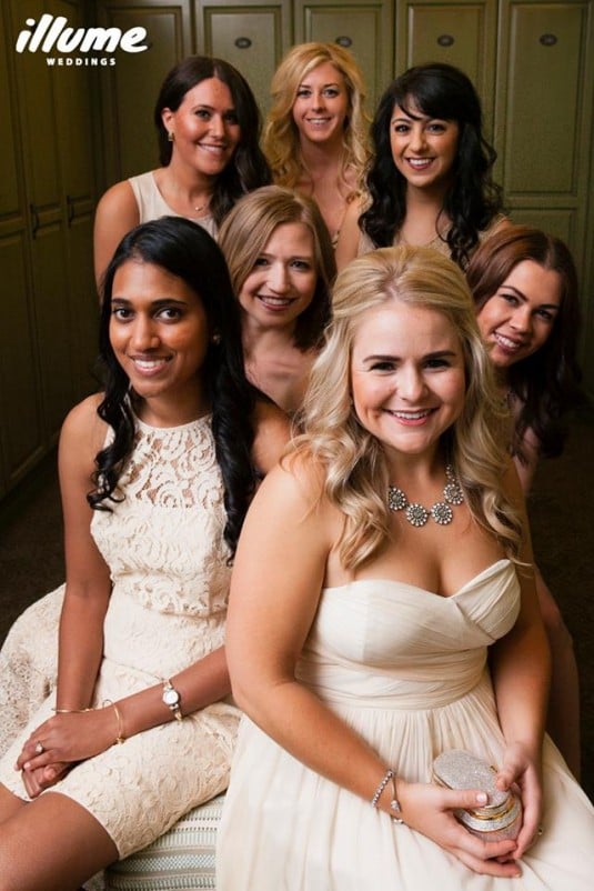 PVCC bridesmaids blush
