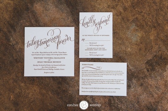 Arizona wedding invitations