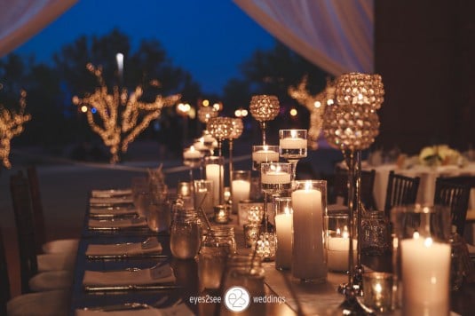 arizona wedding reception lights
