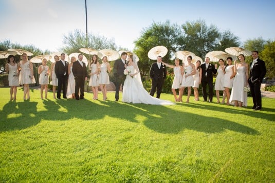 Scottsdale bridal party