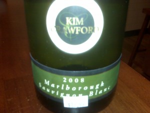 Mid-bottle enjoyment... Kim Crawford Sauvignon Blanc