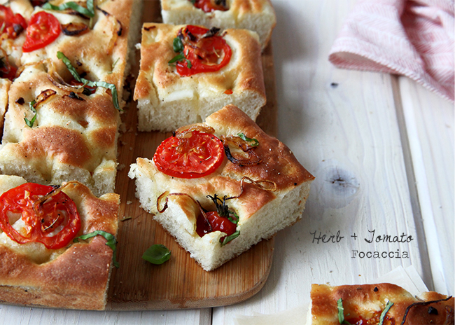 Herb and Tomato Focaccia — Style Sweet