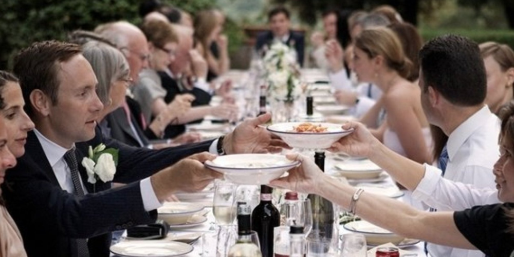 PLATED VS. FAMILY-STYLE VS. BUFFET — MEN'S VOWS